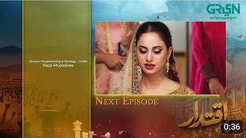 Iqtidar Episode 35 Teaser //10th January 2025 //Anmol Baloch //Ali Raza //Green tv