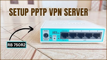 Hoe configureer ik een pptp vpn-server op Mikrotik (RB750R2)?