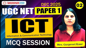 UGC NET Paper 1 Dec 2025 | ICT MCQ Practice | Live Session #2