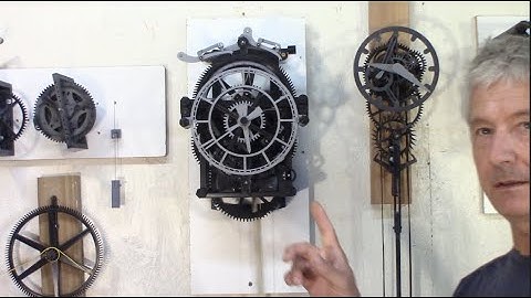 John Harrison Grasshopper Escapement 3D Printed Clock