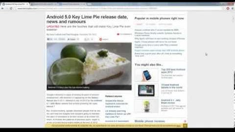 Android 50 Key Lime Pie update By Rateupdater YouTube