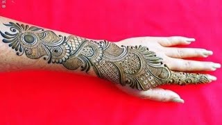 Arabic Mehndi Design Easy Stylish Henna Tutorial
