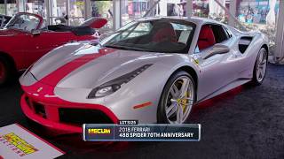 This 2018 ferrari 488 spider 70th anniversary sold for a hammer price
of $340,000 at mecum kissimmee 2020. take closer look rare exotic with
steve ...