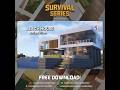 Minecraft Beach House - Island Biome by JSTCreations #survivalminecraft #jstcreations #minecraft