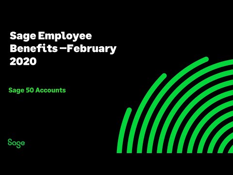 Sage Employee Benefits (UK) - Webinar recording February 2020