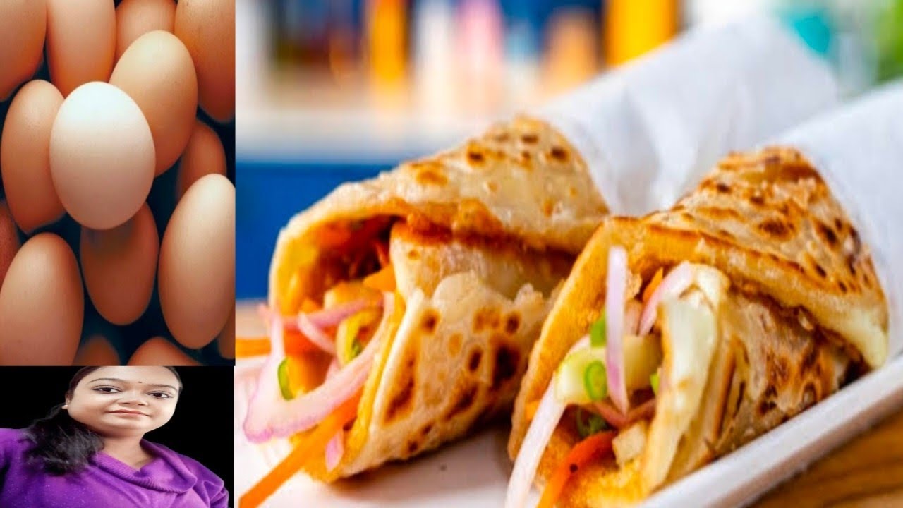 Kolkata Style Street Food Egg Roll Recipe # Unique Style Egg Roll # Easy And Testy Egg Roll