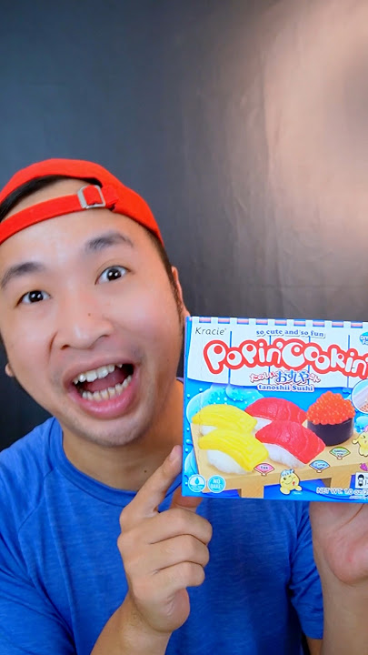 Eating Gummy Sushi🍣 #asmr #mukbang #eataccordingtoemoji #DIY #sushi #gummy