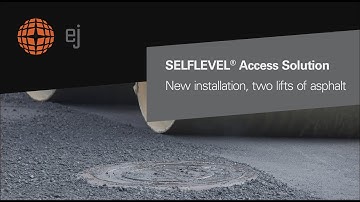 SELFLEVEL Manhole Cover Access Solution - Asphalt Installation