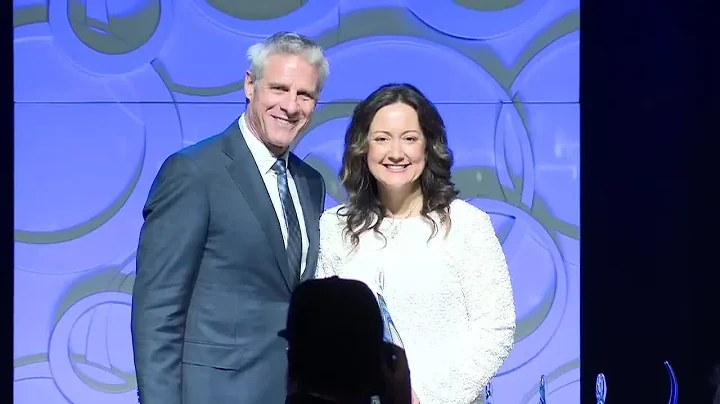 VIDEO: Christina Boesiger receives 2025 AVCA National High School Coach of the Year Award