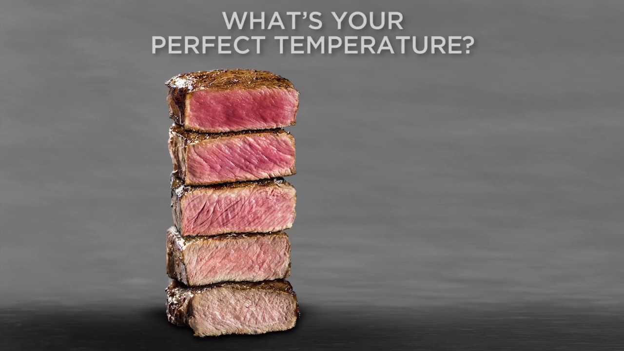 Degree of Doneness  Rare, Medium Rare, or Well Steak, its in the cooking  temp.