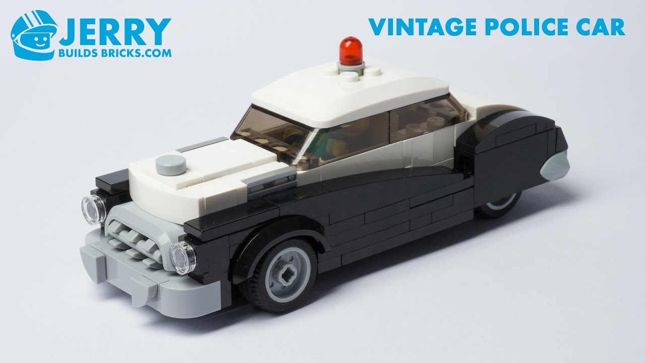 garn træ jury LEGO Vintage Police Car instructions (MOC #112) - YouTube