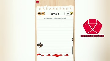 Brain Test 2 Monster Hunter Joe Level 3 where is the vampire