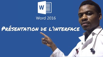 Leçon 1 : L’interface de Ms Word 2016 | INITIATION A WORD 2016