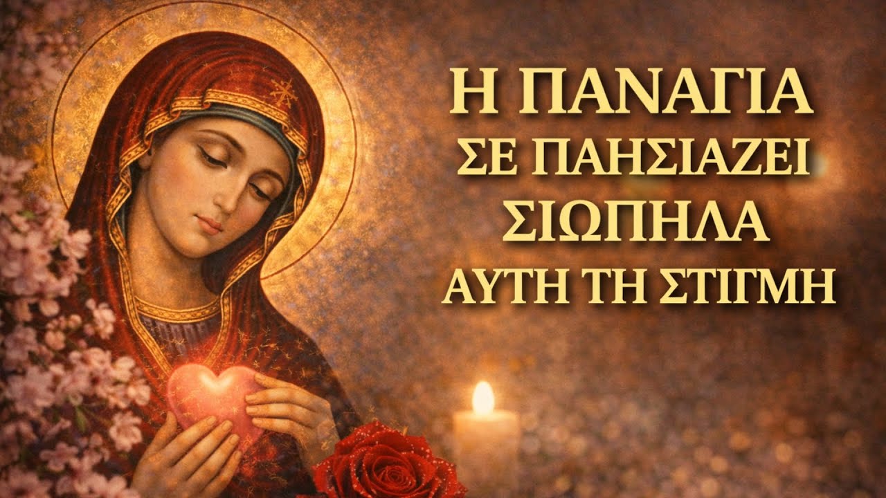 Η ΠΑΝΑΓΙΑ ΣΕ ΠΛΗΣΙΑΖΕΙ ΣΙΩΠΗΛΑ ΑΥΤΗ ΤΗ ΣΤΙΓΜΗ