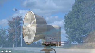 American Signal T-128 Siren Test - Full Alert - Fond du Lac, Wisconsin