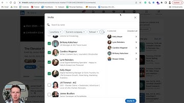 How to Invite People To Your LinkedIn Events
