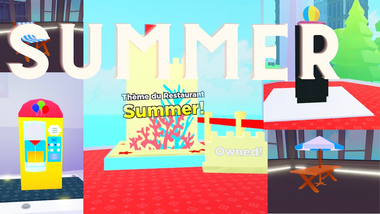 MY RESTAURANT SUMMER UPDATE! New lifeguard custom et,new summer items