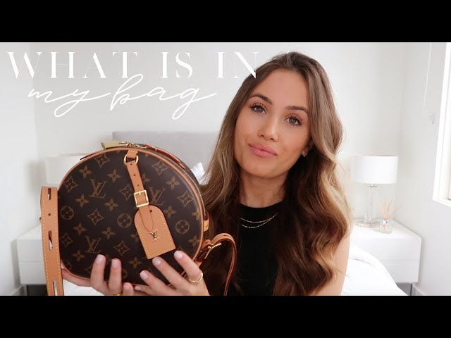 WHATS IN MY BAG  Louis Vuitton Boite Chapeau Souple 