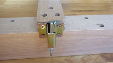 Easel Assembly in HD Part 3 - Detailed View of Adjustable Height Mechanism