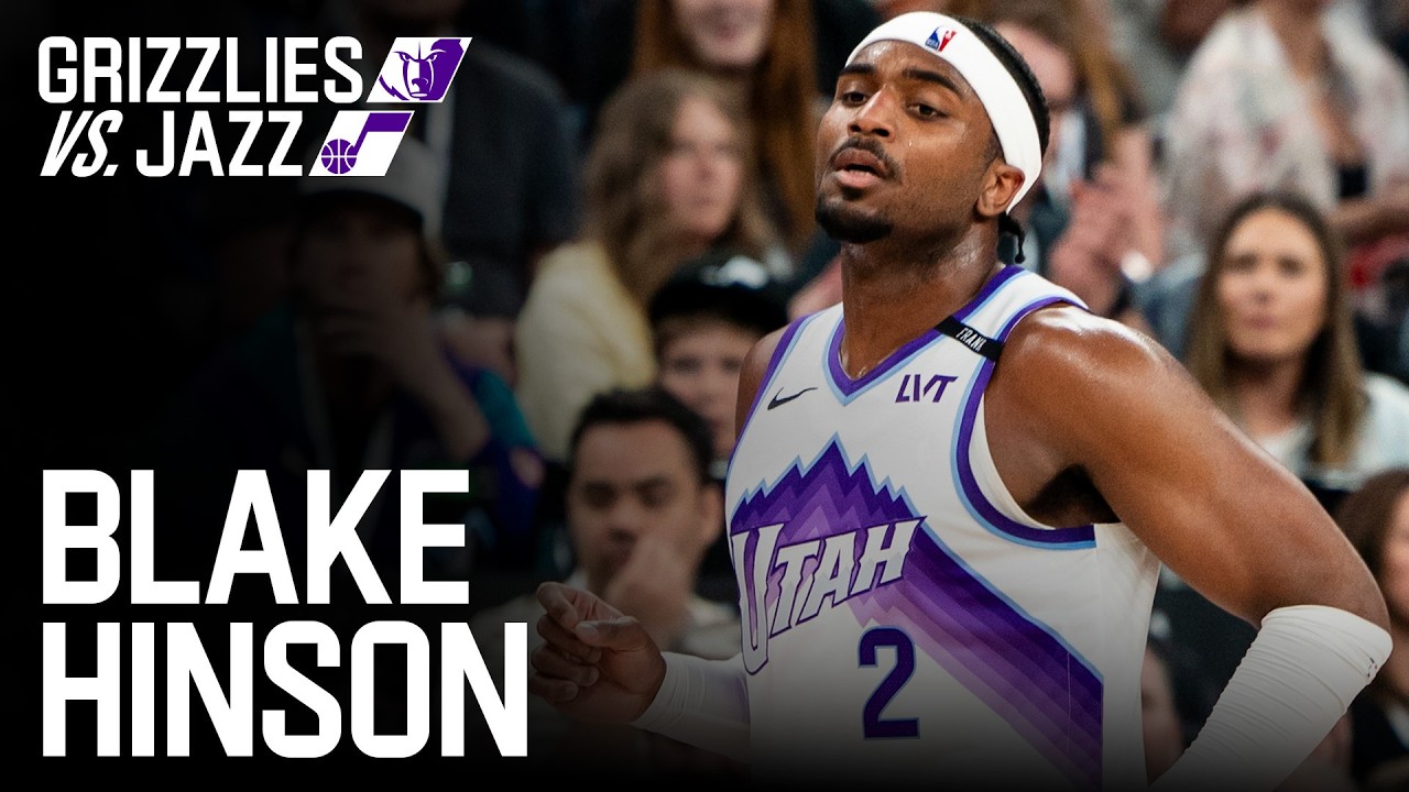 BLAKE HINSON goes for 30 over GRIZZLIES 🐻 | UTAH JAZZ