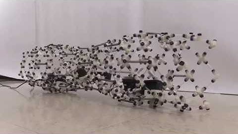 Compliant Modular Mesh Worm robot clips