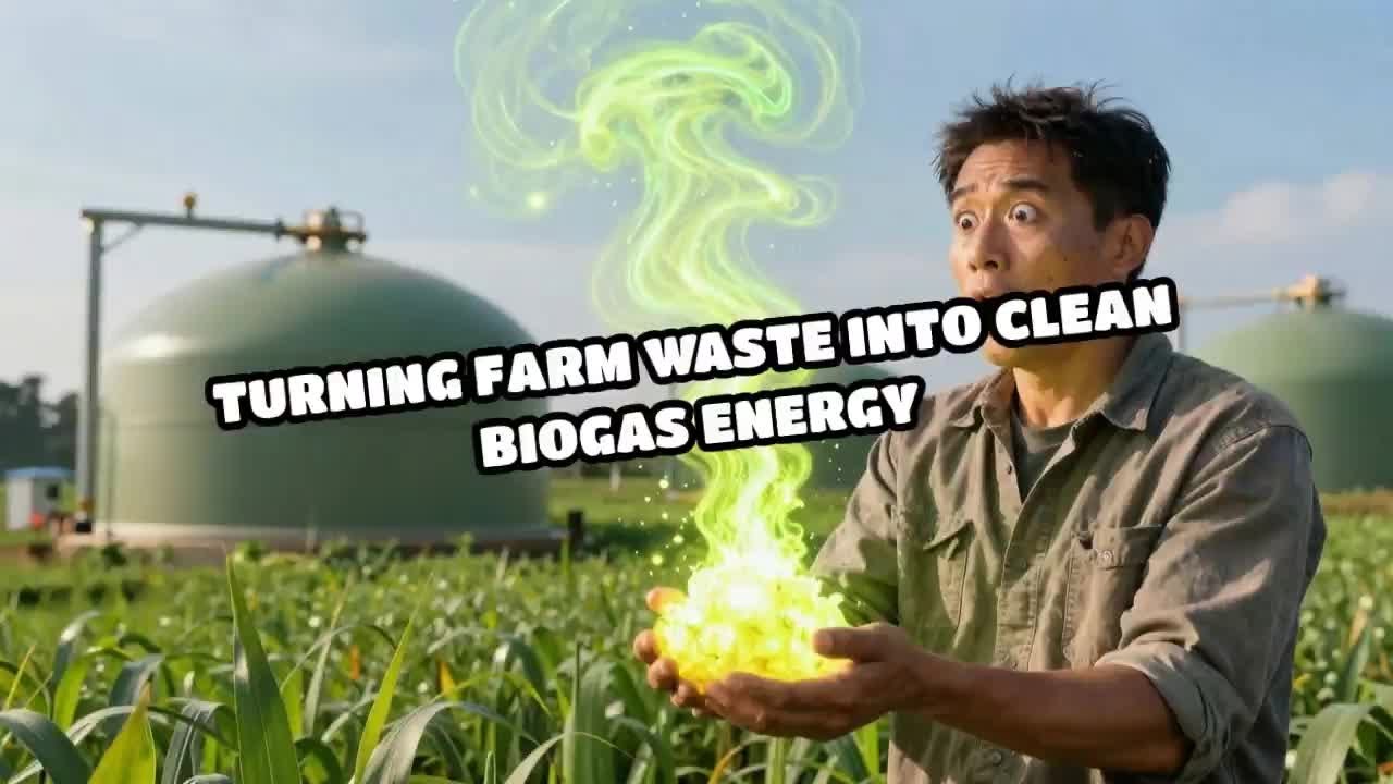 Turning Farm Waste Into Clean Biogas Energy - YouTube