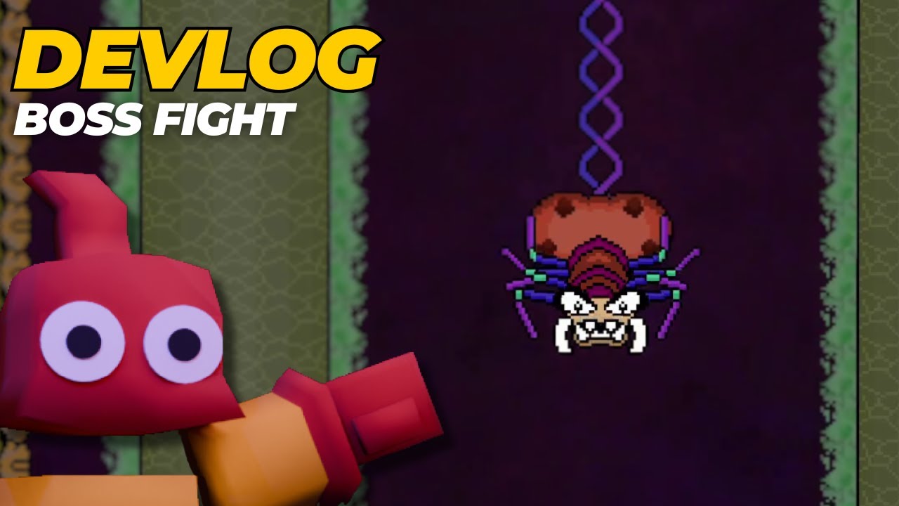 SPIDER BOSS FIGHT! - Plok Remake Devlog