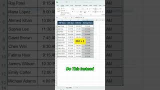 Calculate Overnight Shift Hours in Excel #exceltutorial #exceltips #exceltricks #excel