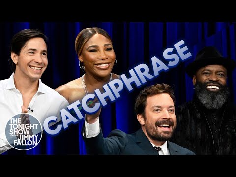 Catchphrase with serena williams and justin long | the tonight show starring jimmy fallon