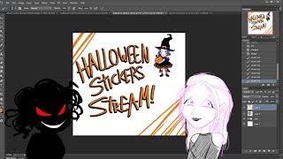 Halloween Sticker Stream: With Co-Host Mina Rose