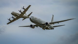 P-3 Orion & P-8 Poseidon Demonstration @ 2018 NAS Jacksonville Airshow