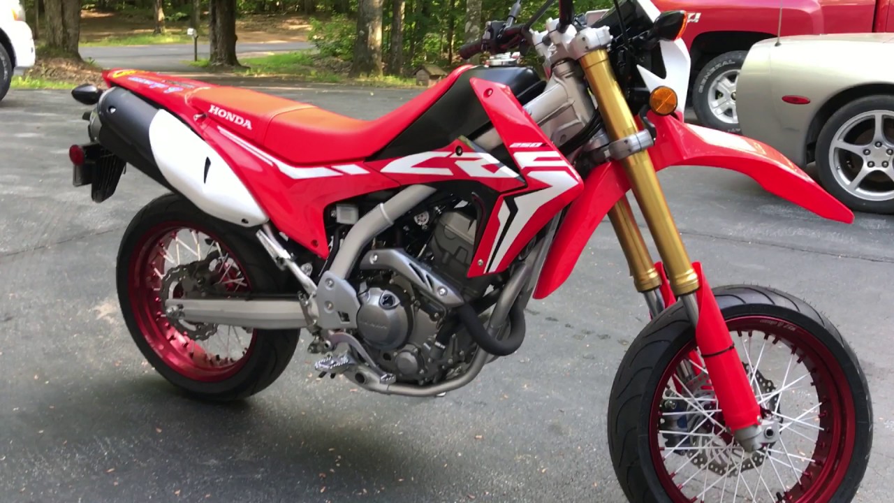 2022 Honda crf250L supermoto first one YouTube