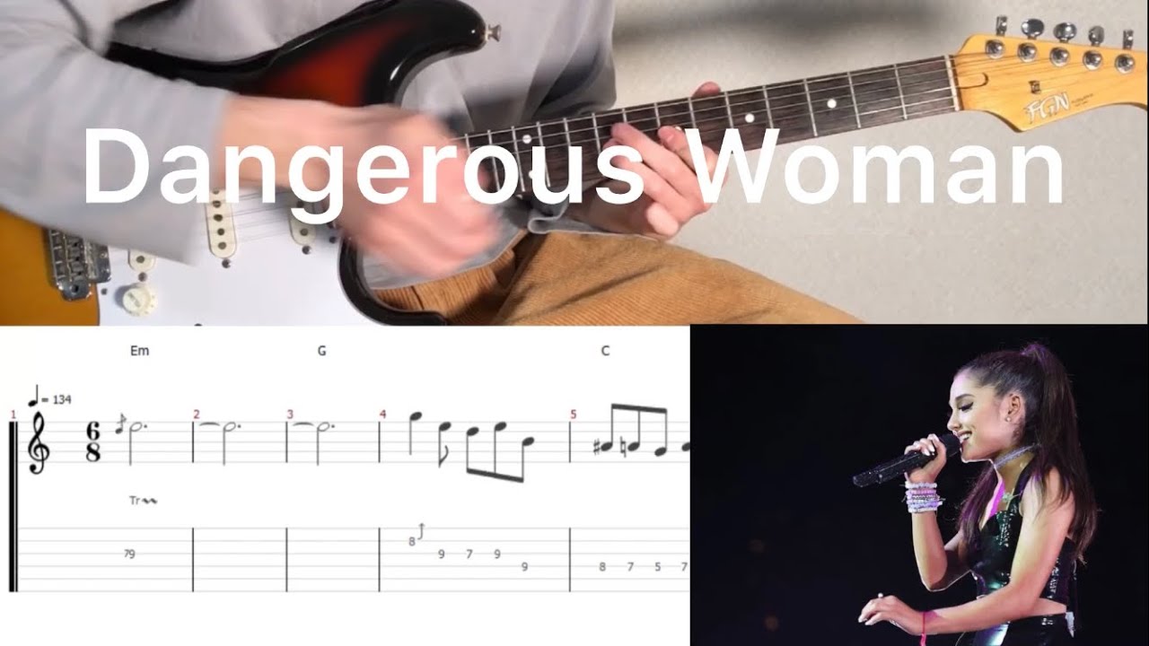 Ariana Grande - Dangerous Woman (guitar solo cover with tab) Ariana Grande - Dangerous Woman (guitar solo cover with tab)