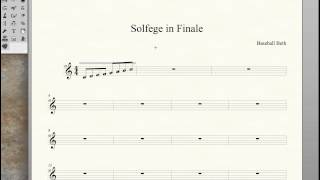 Solfege in Finale 2014 - AlphaNotes screenshot 1