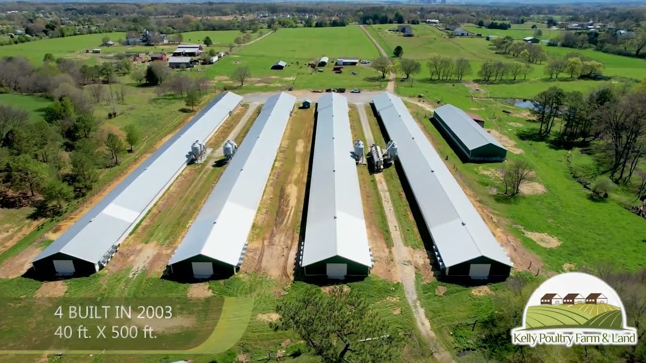 4 Breeder Houses with +/-57 Acres in Bartow County, Georgia