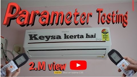AC parameter testing keysa hota hai 💯Voltas inverter Ac All senser testing without open the AC