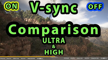 【Compare】V-Sync Vs No-Sync Comparison ON/OFF (Best setting for Gaming)