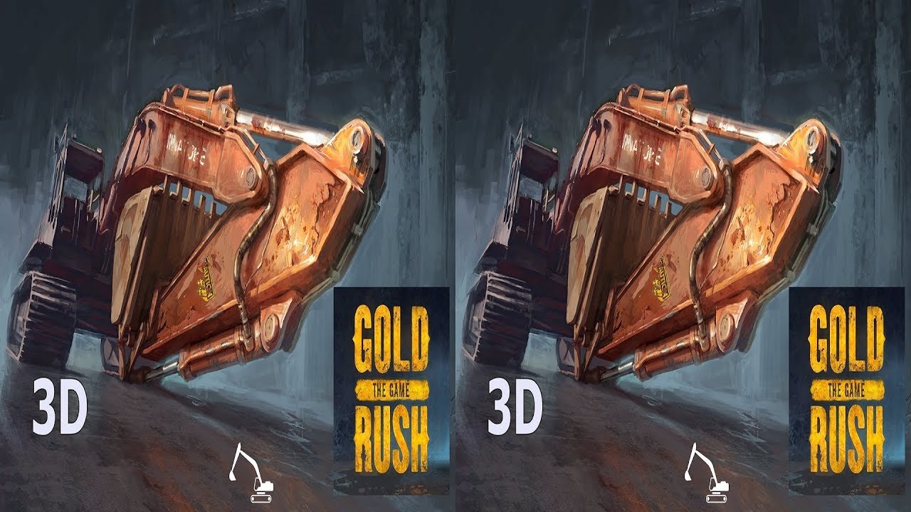 3D VR video Gold Rush The Game 3D SBS google cardboard YouTube
