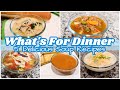 WHAT&#39;S FOR DINNER | 5 DELICIOUS SOUP RECIPES | COOK WITH ME