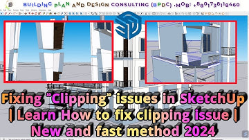 Fixing "Clipping" issues in SketchUp | Learn How to fix clipping issue | New and fast method 2024