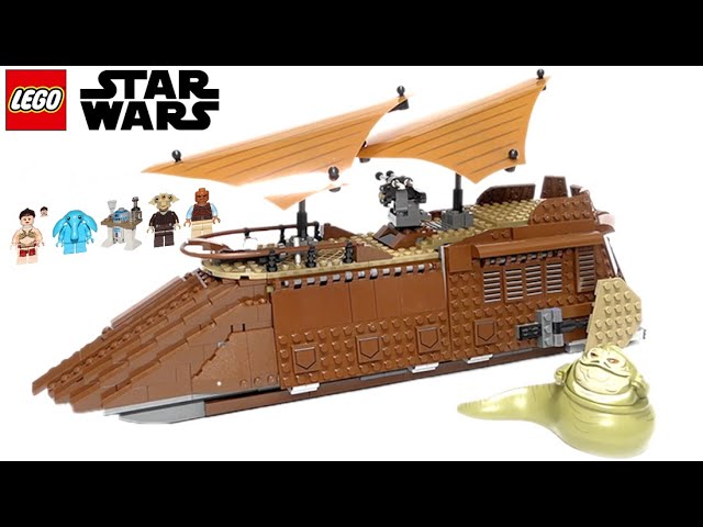 1体5000円以上のミニフィグが3つも!!!激レア レゴスターウォーズ セールバージ ジャバザハット ボバフェット 75020 Lego Star  Wars 75020 Jabba's Sail