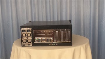 【ANNSO】19" 4U 14 Slots Rack Mount Workstation Chassis w/ keyboard and mouse pad