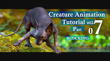 How to create Realistic Creature Animation in Maya : A complete tutorial series Part07 (Blocking)🐈🐈🐈
