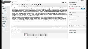 Wordpress: How to add or remove a contact form