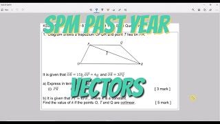 KSSM Form 4 Chapter 8 Vectors Cloned Past Year SPM Questions