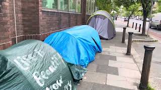 Dublin !  “tent city” #ireland #live #dublin #viral  #instagram