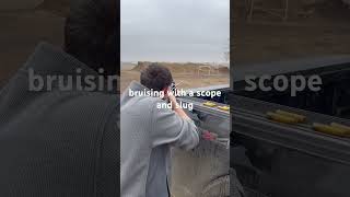 20 gauge Mossberg rifle slug barrel with scope, shooting Lyman reloaded Sabot slugs ￼