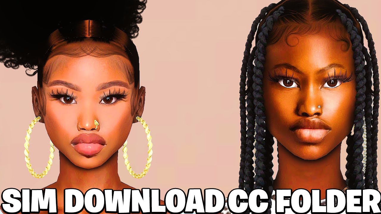 💕 Sims 4 CAS - Sim Dump | CC Folder & SIM DOWNLOAD - YouTube