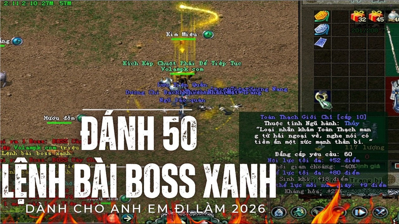Chỉ Với 50 Lệnh Bài Boss Xanh Mà Quá Trời Siêu Phẩm Đồ Xanh Quá Sướng Tại Sever PK Dành Người Đi Làm