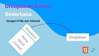 Bikin Dropdown Menu Keren dalam 5 MENIT! HTML + Tailwindcss